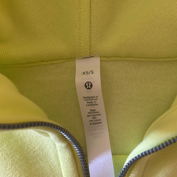 NWT Lululemon Scuba Oversized Half-Zip Hoodie- size XS/S - Picture 8 of 12